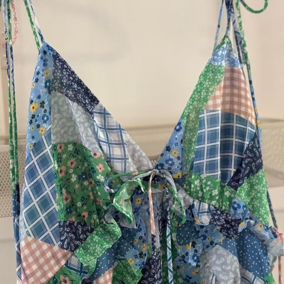 For love and Lemons Juniper Romper Patchwork Floral NWT XS - Picture 2 of 4